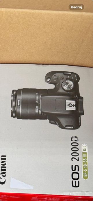 Canon EOS 2000D.