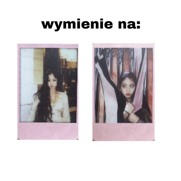 !WYMIENIĘ! BLACKPINK — LISA photocard kill this love ver pink