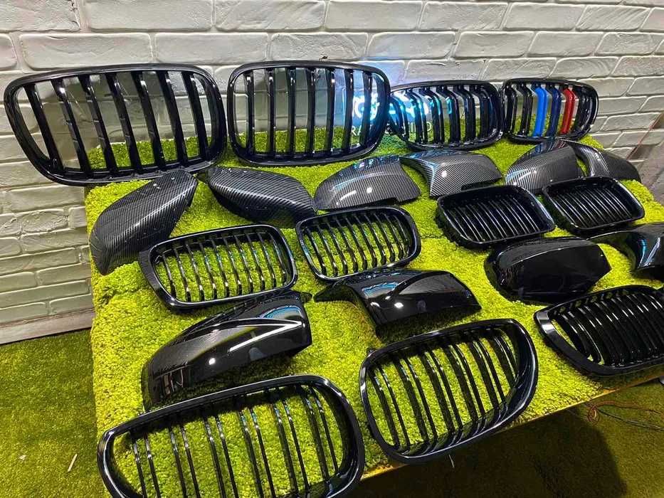 Решетки bmw e36 e39 e46 e60 e90 e70 f10 f30 накладки зеркал, ноздри