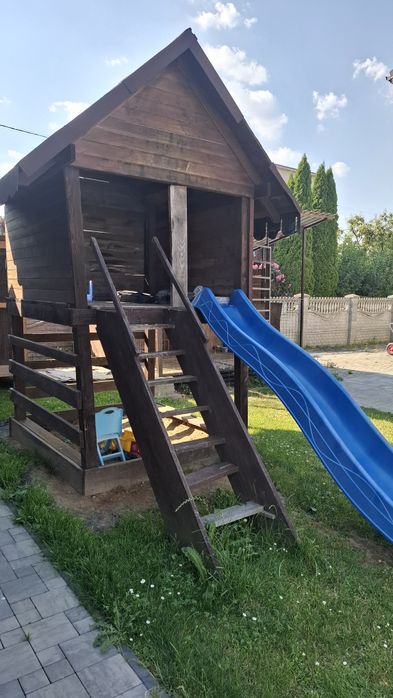 Domek drewniany dla dzieci