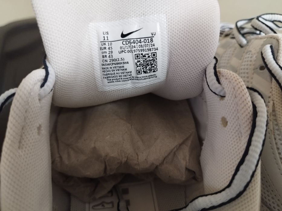 Кросівки Nike P-6000  White -Blue (CD6404-018) 45р.(29см.). Коробка не "рідна".
