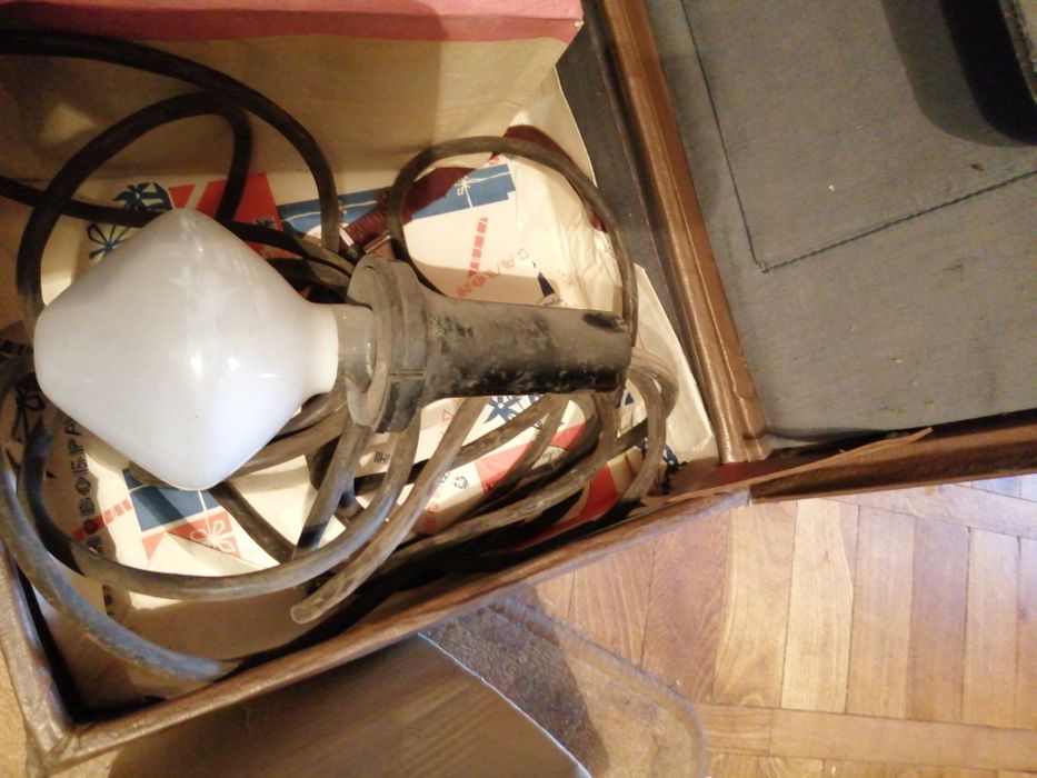 Радянська переносна працююча лампа , великі лампи 300 Вт