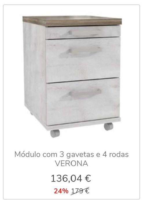 Moveis de escritório/consultório seminovos elegantes - desde 10€
