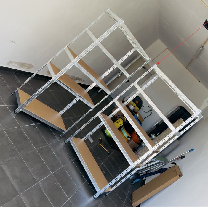 Estante metálica 180x90x40cm 875kg (Novo • Na Caixa)