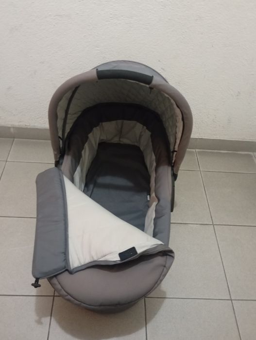 Alcofa Asalvo Baby Cinza – Excelente Estado