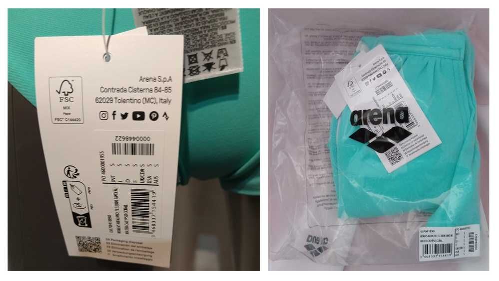 Arena Bikini verde 2 peças Tam S