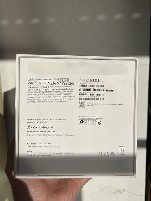 Apple Mac Mini M4 Pro | 512GB SSD | 24GB RAM | Como Novo