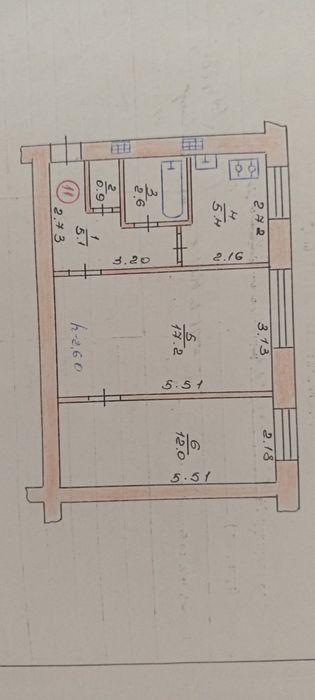 2 комнатная квартира