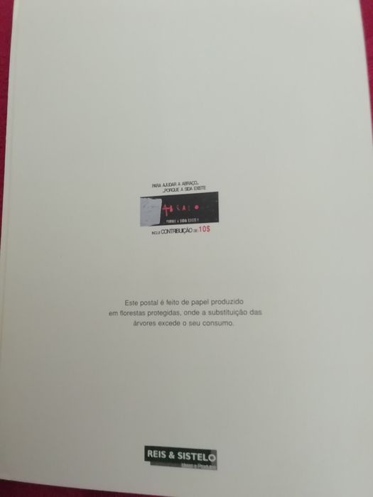 Postal de natal da Abraço