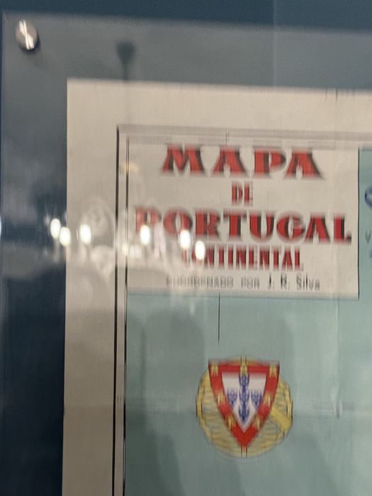 Mapa de Portugal Continental - Coord. J.R.Silva