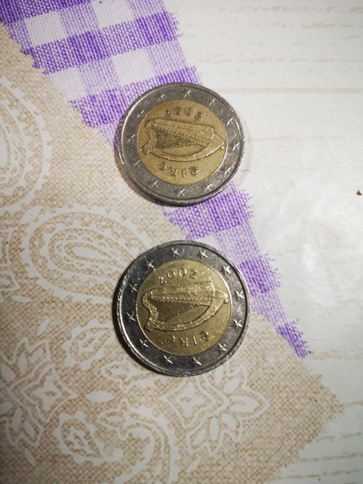2 moedas 2 euros harpa