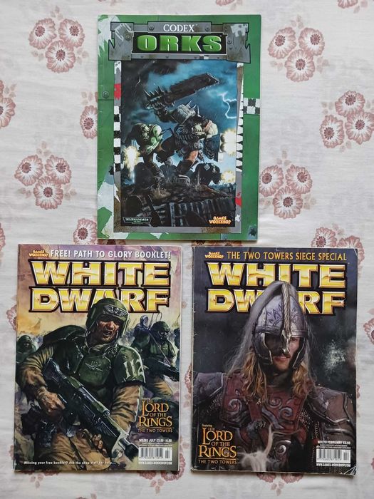 Codex Warhammer 40k Orks + 2 revistas White Dwarf