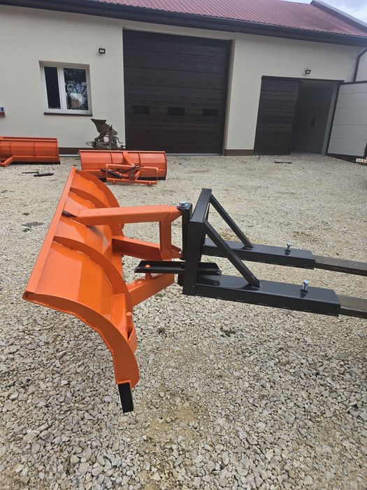 NOWOŚĆ pług do wózka widłowego do śniegu POLSKI PRODUCENT