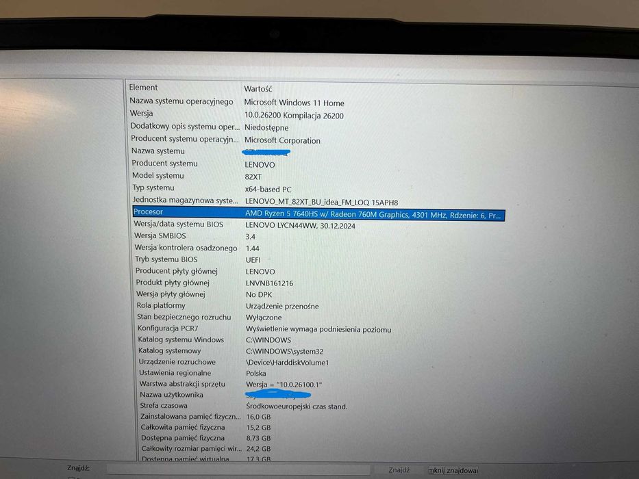 Lenovo LOQ 15.6" 144Hz | RTX 4060 | Ryzen 5 7640HS | 16GB RAM | Win 11