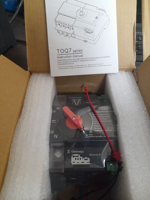 АВР TOMZN Автомат вводу резерву 63 2p, 125 4p.