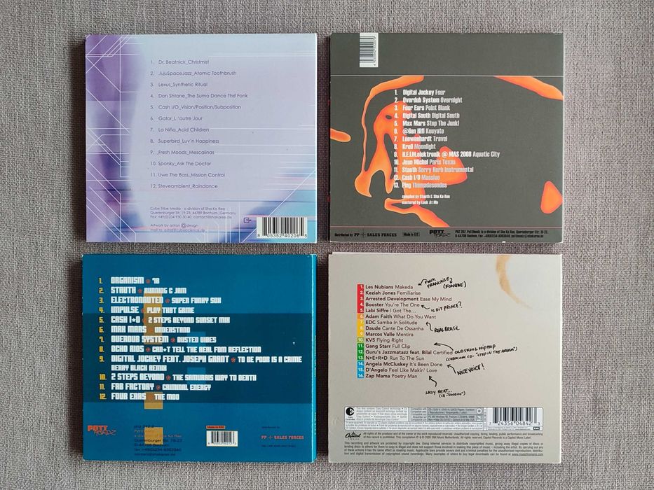 Lote de 4 CD chill out / lounge music