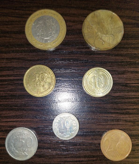 Монеты одним лотом 7 шт.