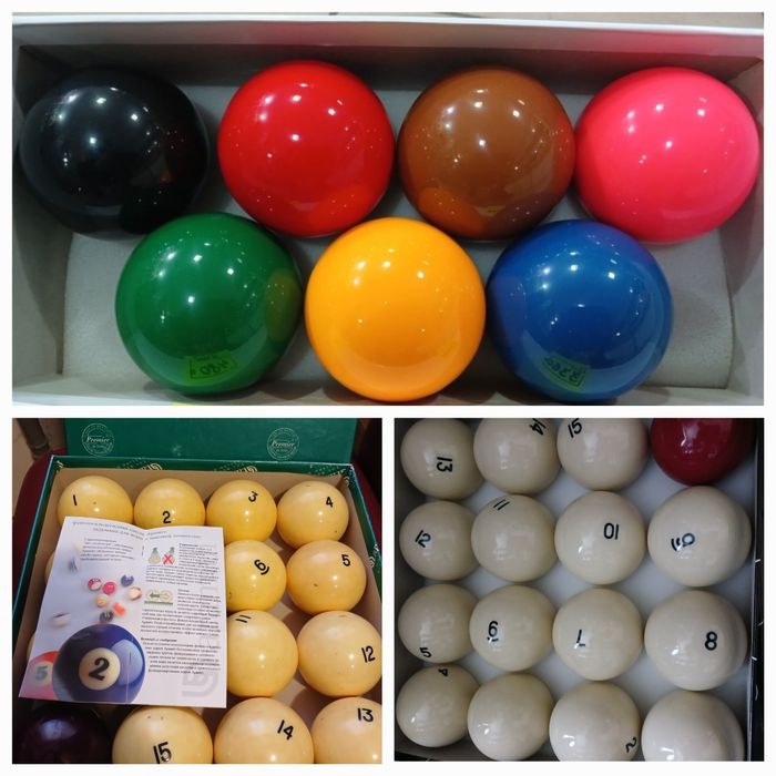 Більярд Кулі Нові, б/у Бильярд шар Новые бильярдные