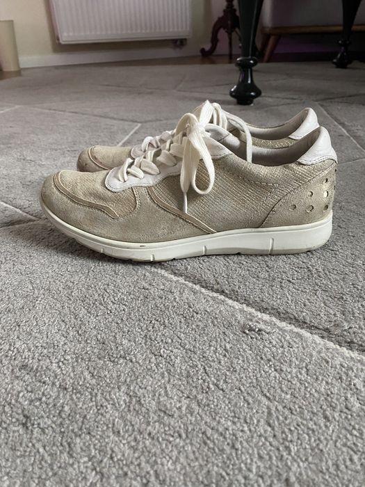Sneakersy biało złote Lasocki r. 39