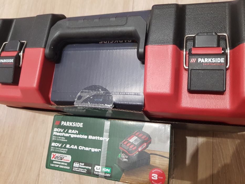 Wkrętarka Parkside performance 20V LI C4 komplet  Gwarancjia