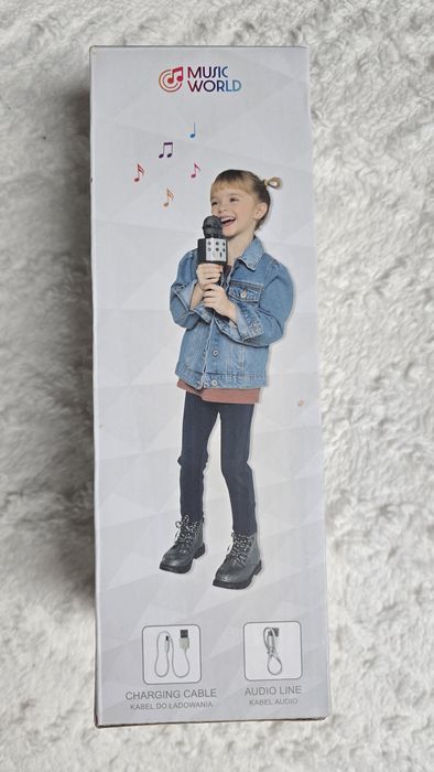 Mikrofon bluetooth z głośnikiem music world