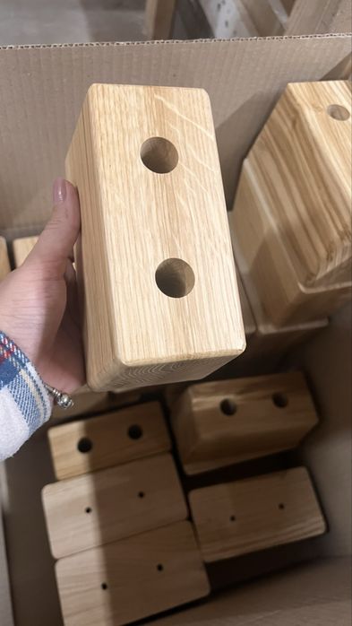 Ніжки дубові прямокутні