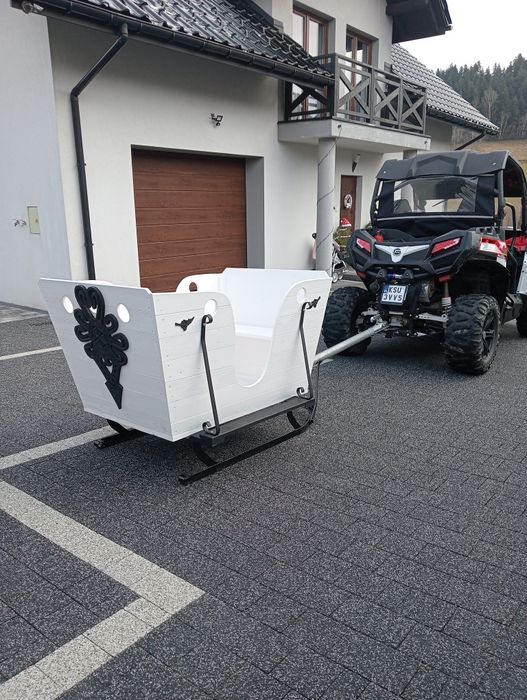 Sanie sanki do quada auta traktora na kulig