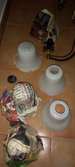 2 Candeeiros de teto completos