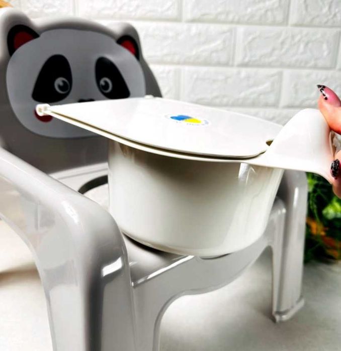 Горщик дитячий, горшок детский, горшок детский пластик, панда