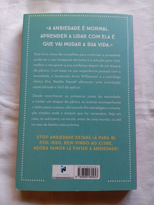 Livro Stop Ansiedade