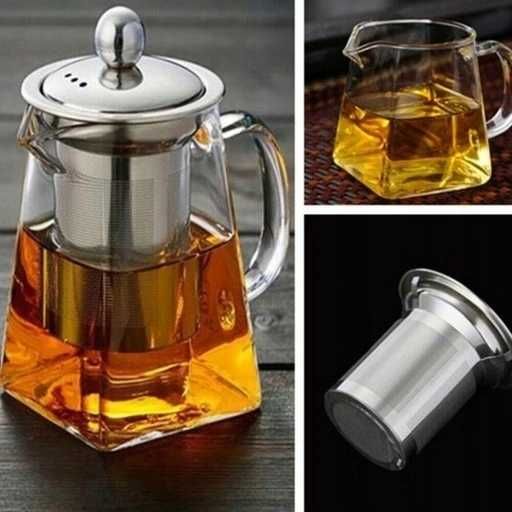Zaparzacz szklany herbata dzbanek 750ml Czajnik imbryk