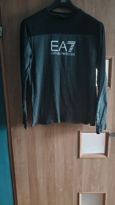 Bluzka męska stan bardzo dobry rozmiar Xl marka Emporio Armani kolor czarno szary materiał bawełna