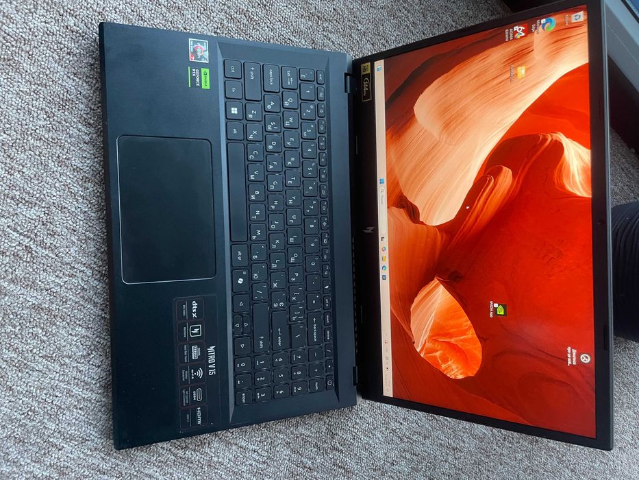 Ігровий ноутбук / Acer Nitro V15 /AMD Ryzen 7 7735Hs/ 16 gb DDR5/ RTX 4060 8GB / 480 gb SSD / 15.6'' IPS 144Hz