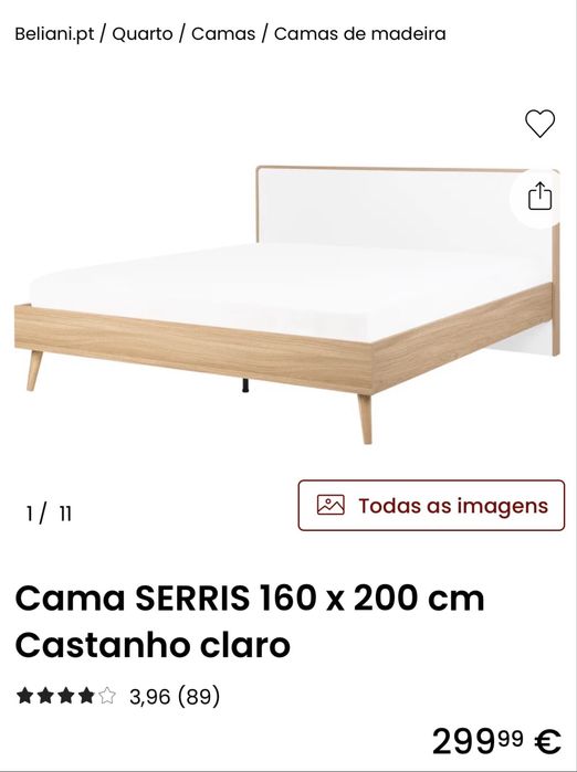 Cama + Estrado - 160 x 200 cm