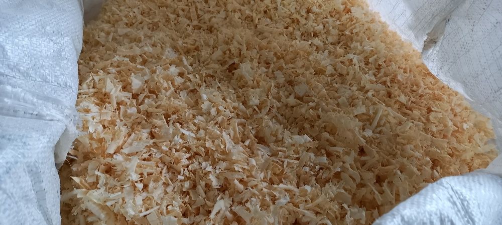 trociny wióry ściółka  suche dodatek do biomasy dla koni  na pellet