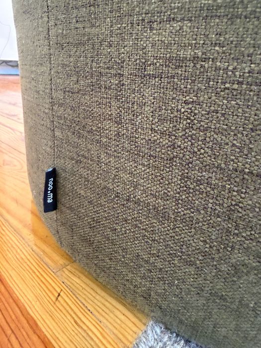 Puff noo.ma Folk Pouf – Wide, Italian Olive