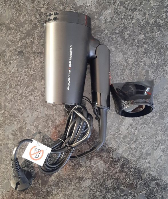 Rowenta x Karl Lagerfeld Express suszarka do włosów składana podróżna