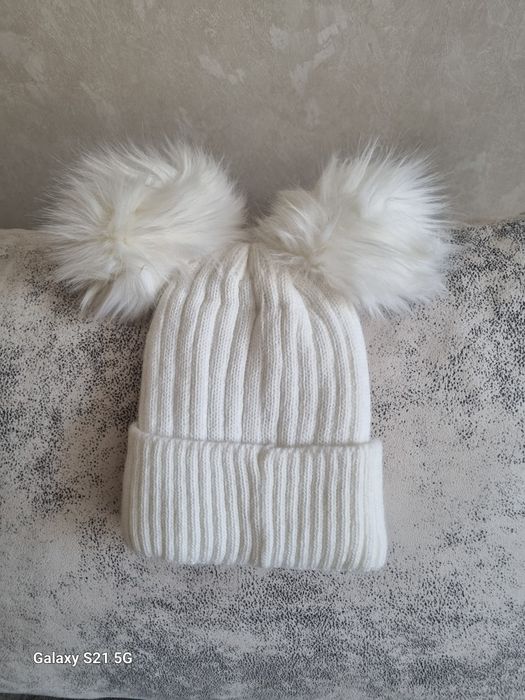 Czapka damska ciepla z polarkiem