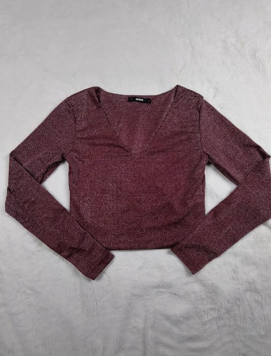 Damski top brokatowy