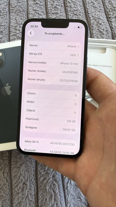 Iphone 13 mini  128 GB 100 % Bateria !!