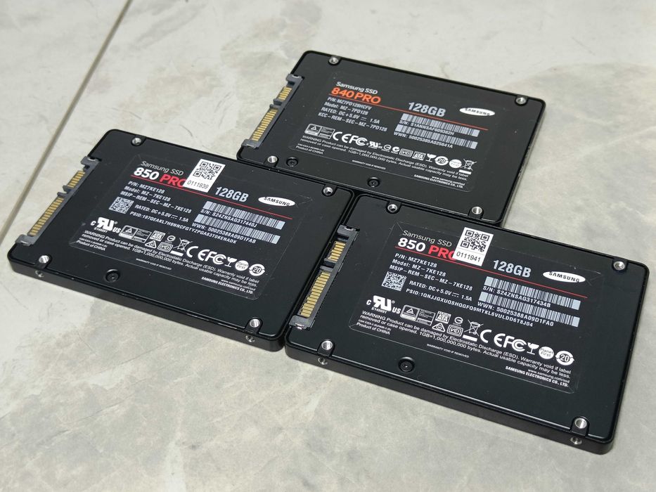 SSD диск ССД SAMSUNG 850 840 PRO 128GB у ВІДМІННОМУ РОБОЧОМУ СТАНІ!