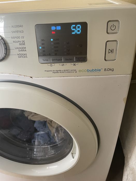 Maquina de lavar roupa “samsung 8kg”