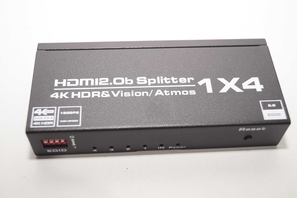 2017 HDMI 2.0b Splitter 4K HDR& Vision/ Atmos 1x4 18GPS