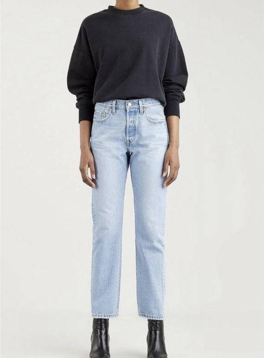 Джинси жіночі сині Levis ribcage блакитні levi’s  501 premium 501'90s original jeans aisenberg bazhane calvin klein