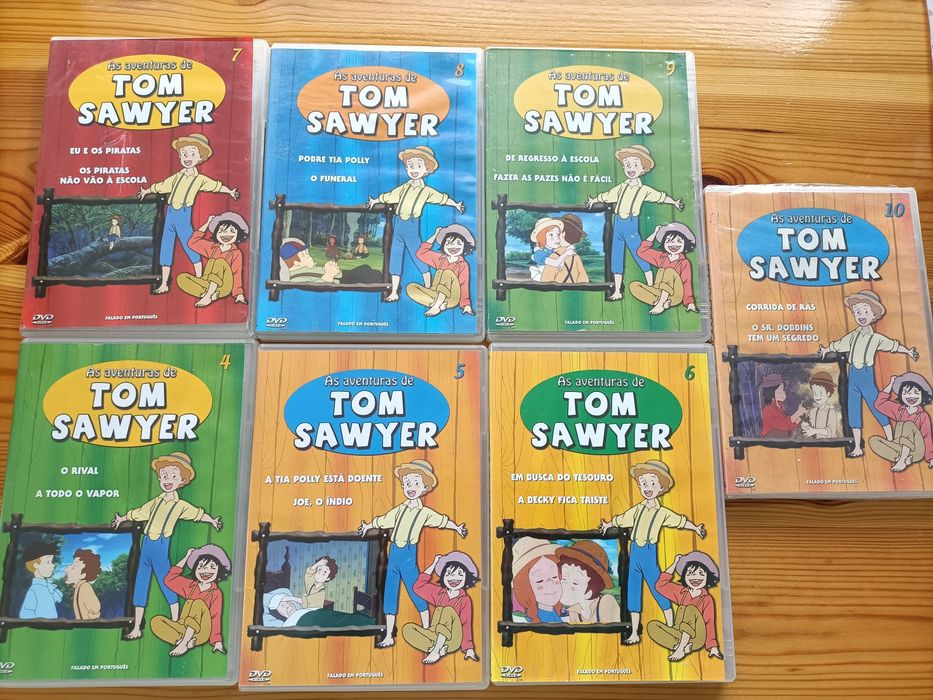7 DVD's tom Sawyer