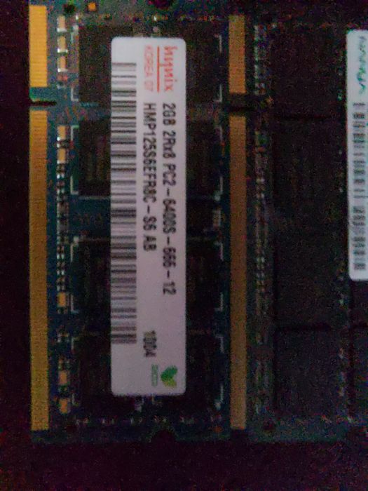 Ram do laptopa 2GB 2Rx8 PC2