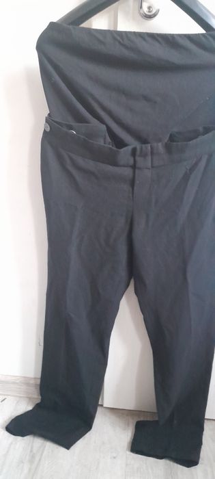 Zara Spodnie ciążowe  materialowe