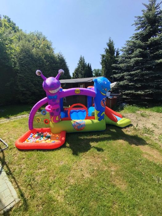 Zamek Dmuchany Happy Hop Trampolina Ogrodowa dla Dzieci