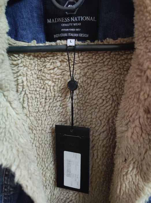 Джинсовая куртка на меху