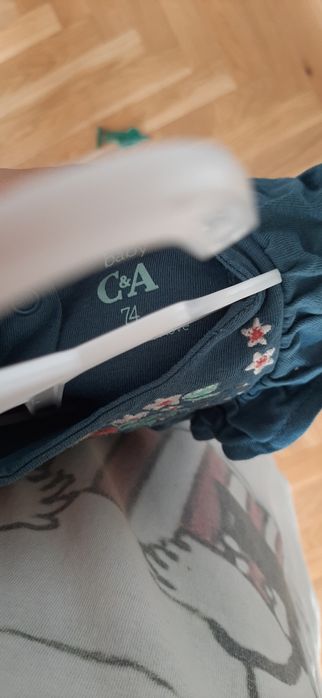 Bluzka Tunika z haftem, C&A, rozm. 74, stan bdb